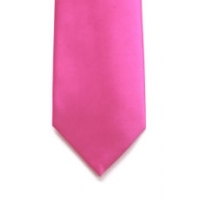 FUSCHIA 8cm satin tie