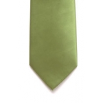 GREEN 8cm satin tie