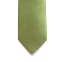 GREEN 8cm satin tie