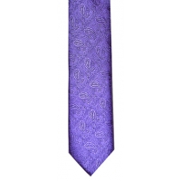 6cm Lilac patterned tie