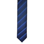 Navy 6cm striped tie