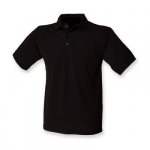 BLACK UNISEX POLO SHIRT