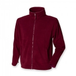 Burgundy Full Zip Micro Fleece