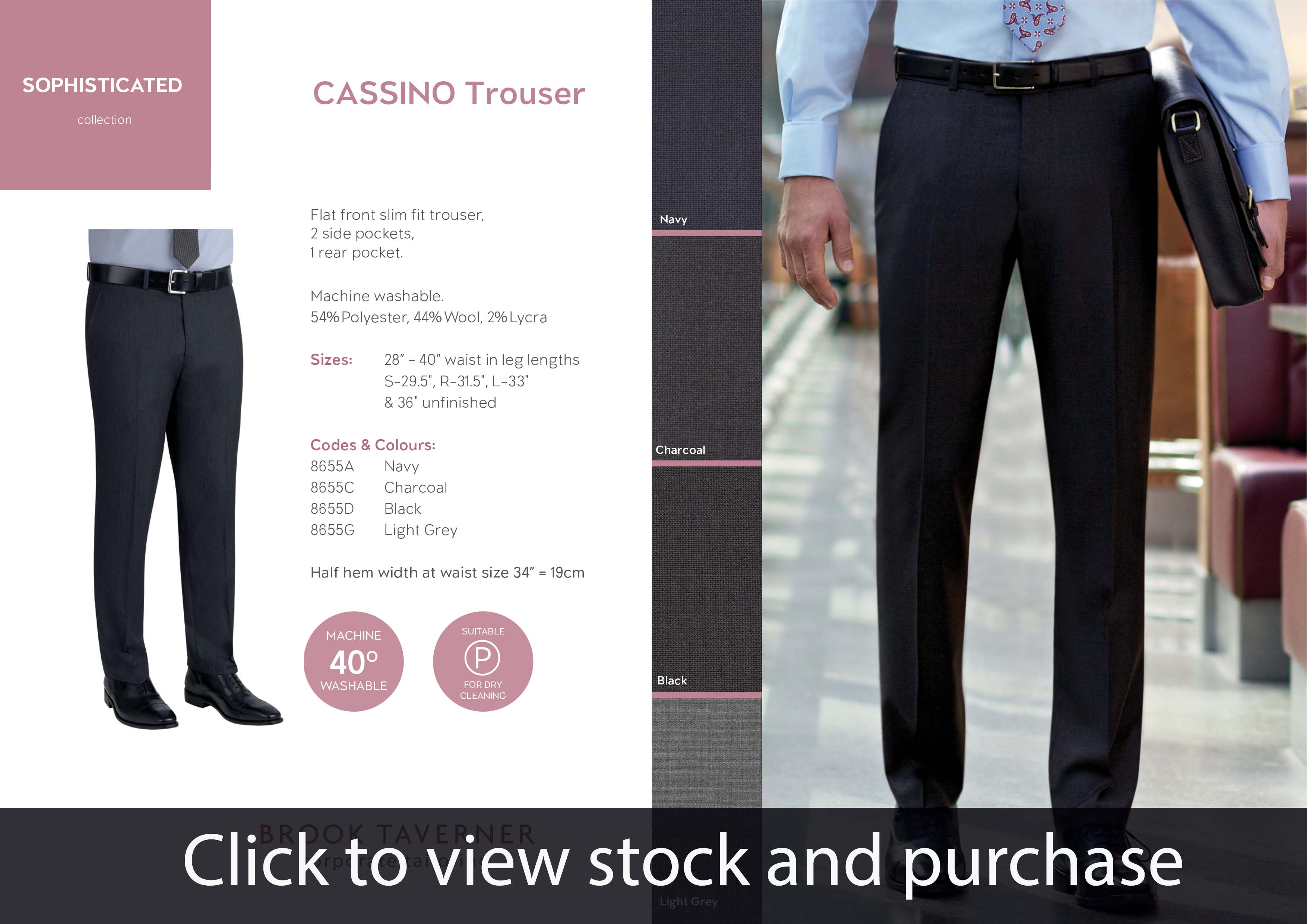 Brook Taverner Cassino Trousers