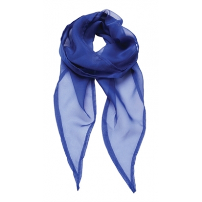 royal blue chiffon wrap