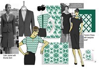 Designs using Corporate wear design based on colours