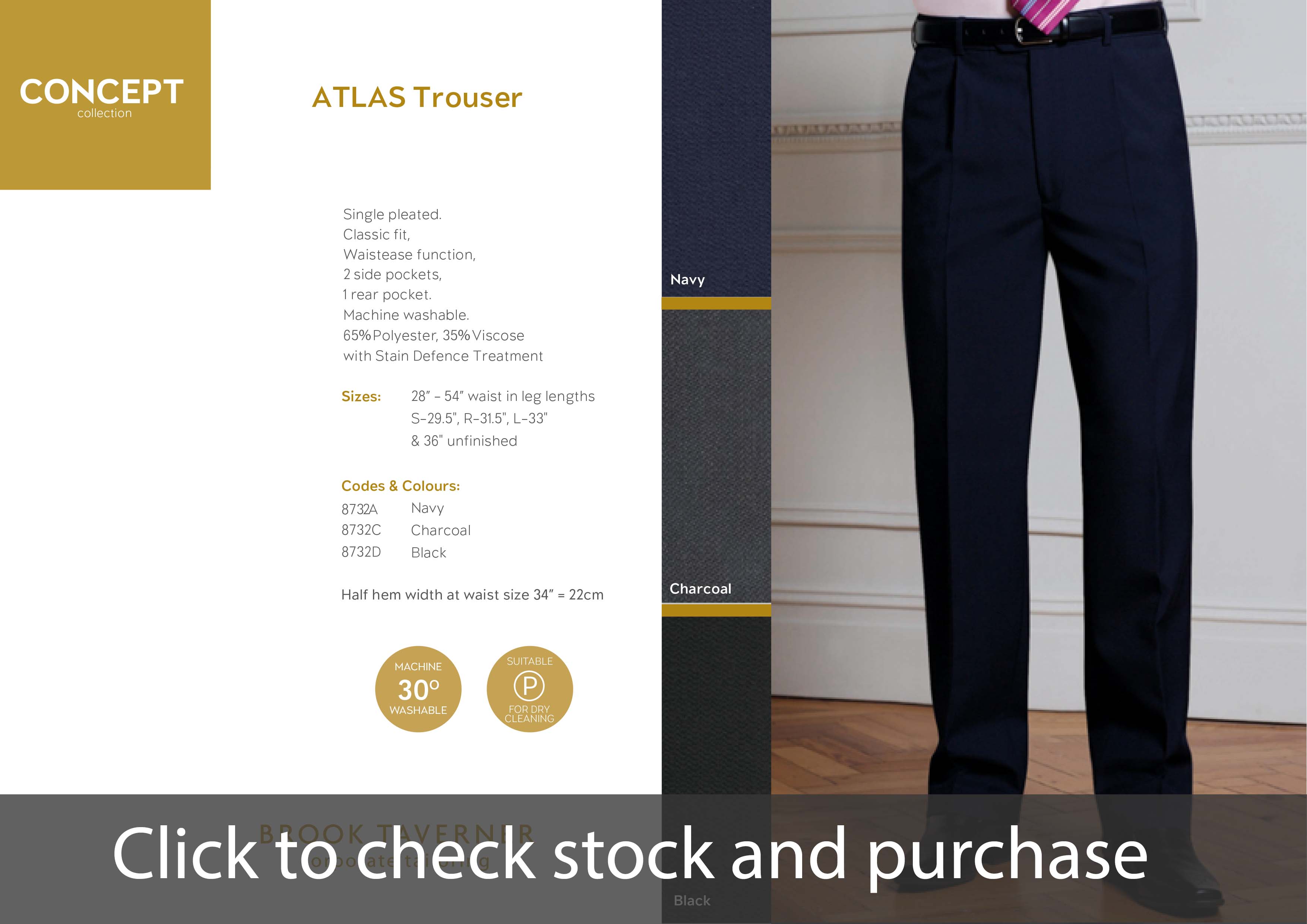 CONCEPT ATLAS TROUSERS 8732