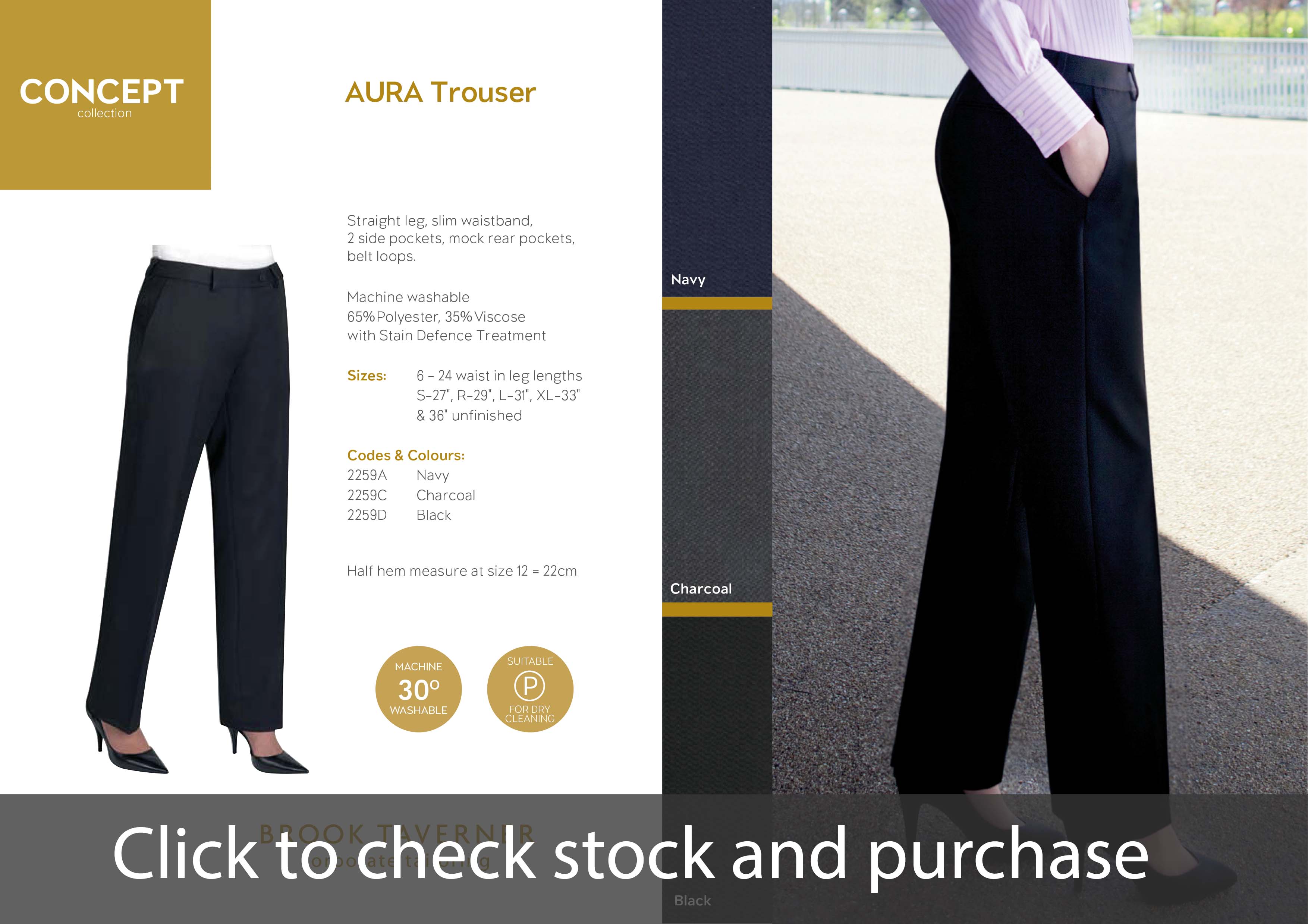 CONCEPT AURA TROUSERS 2259