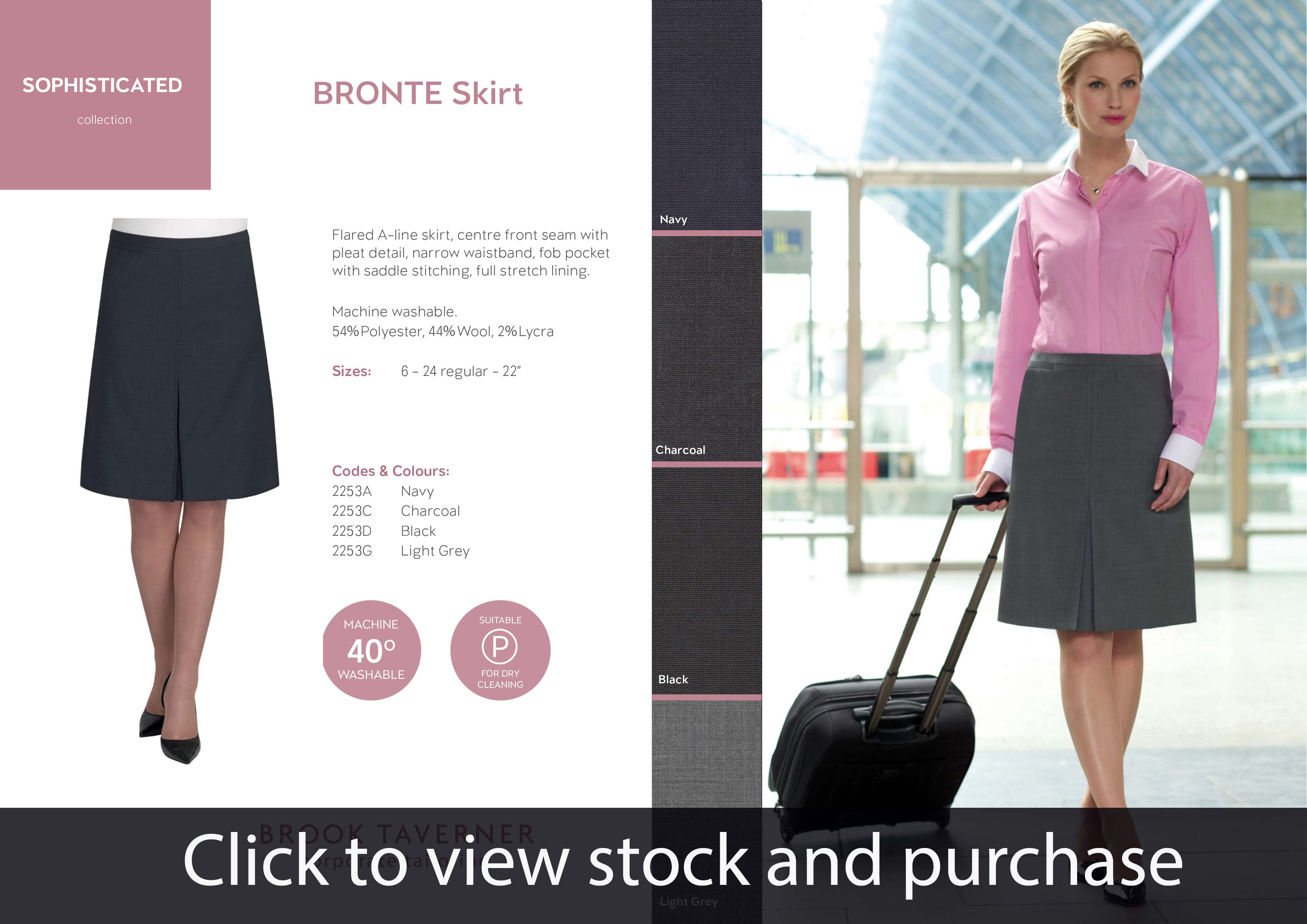 Brook Taverner Bronte A line Skirt