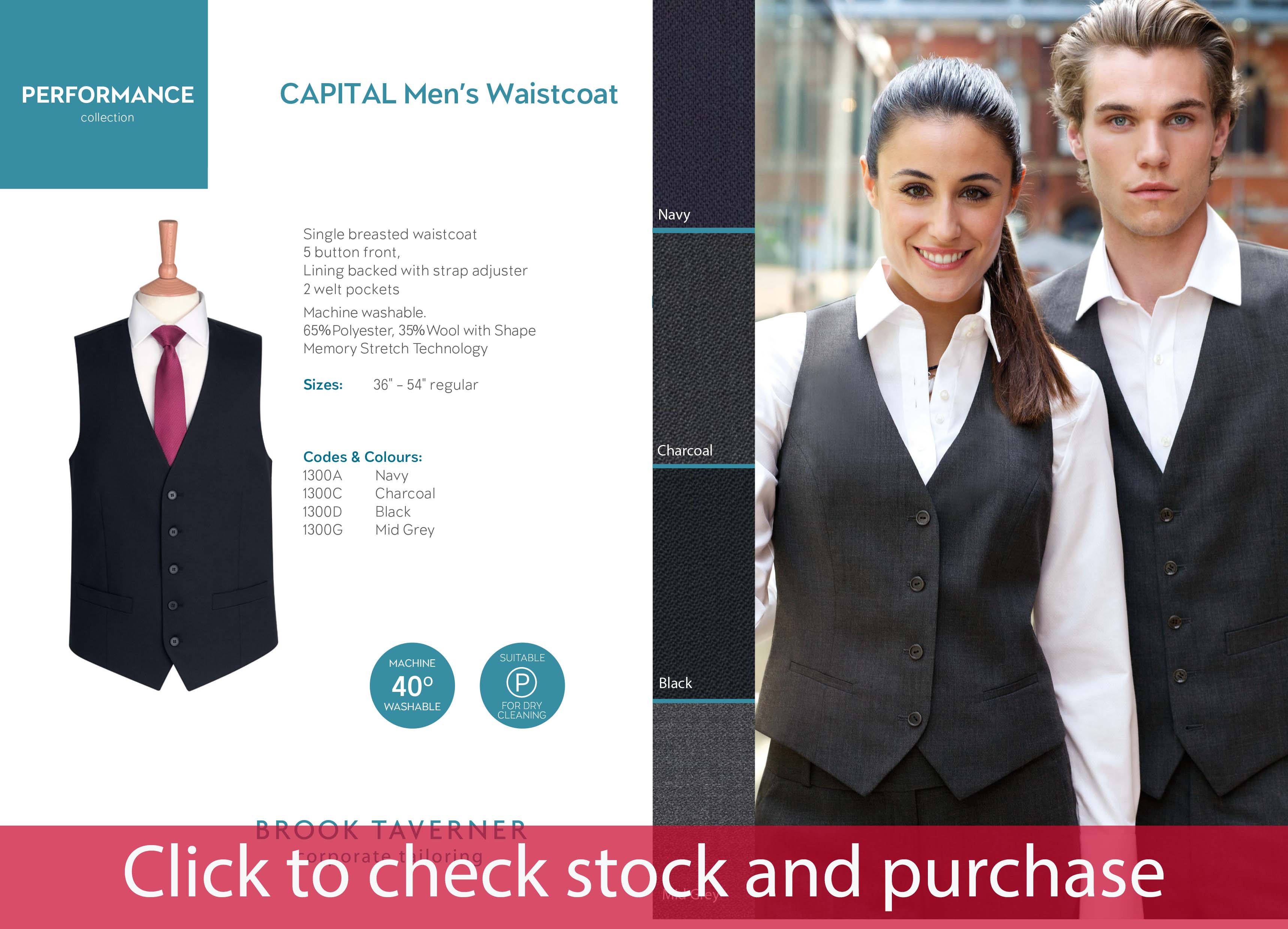 1300 CAPITAL WAISTCOAT