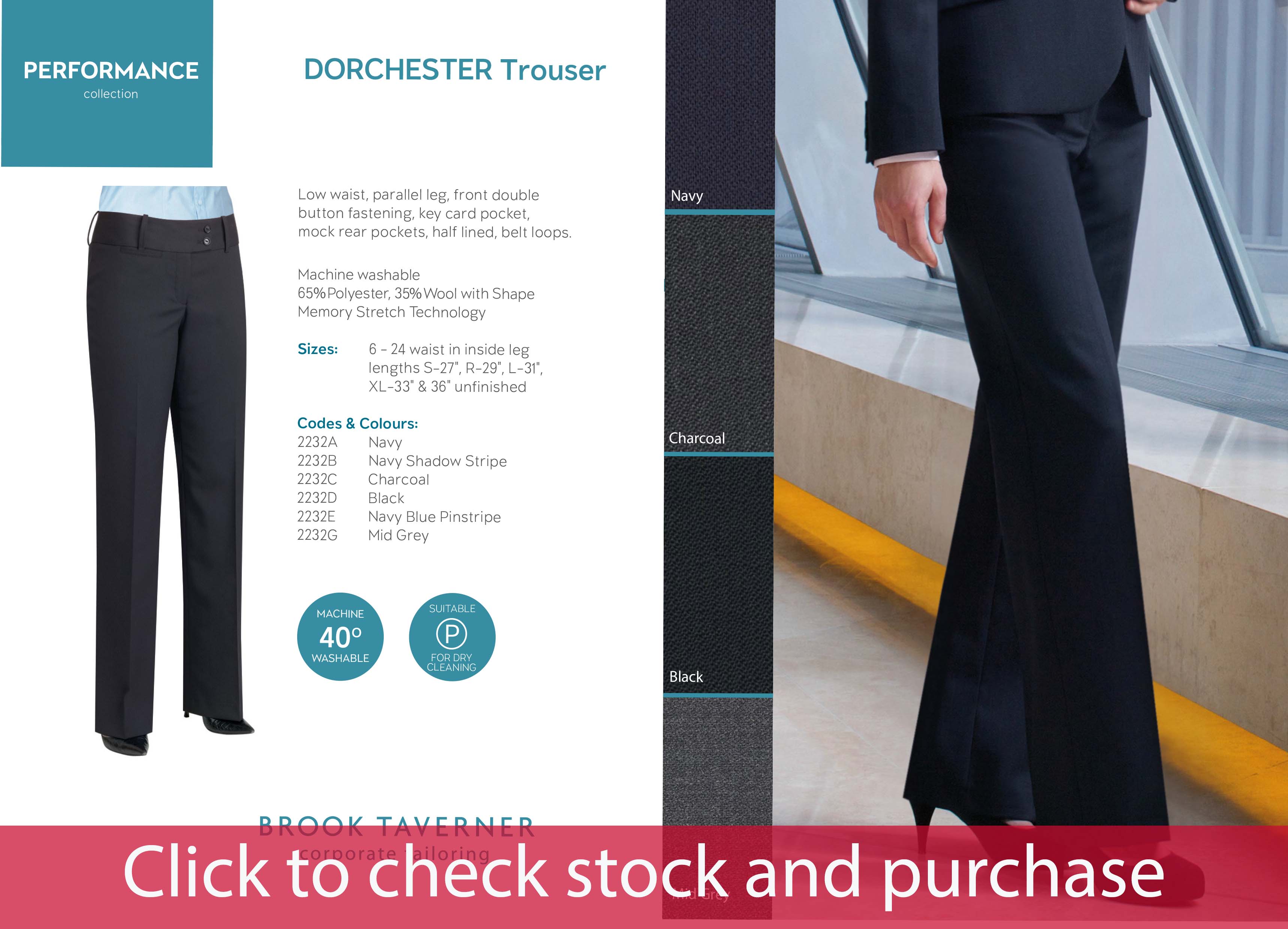 2232 DORCHESTER TROUSERS