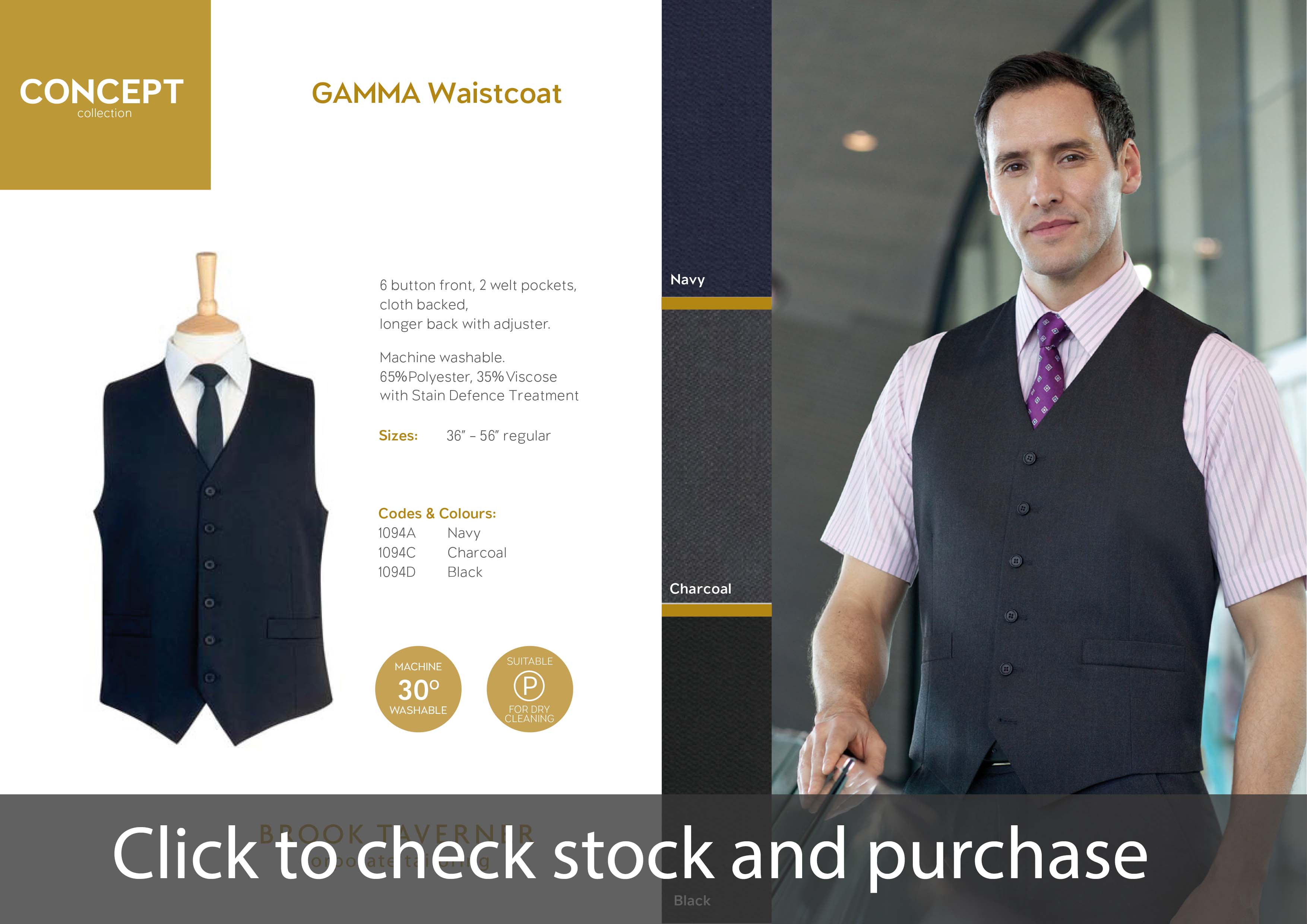 CONCEPT GAMMA WAISTCOAT 1094