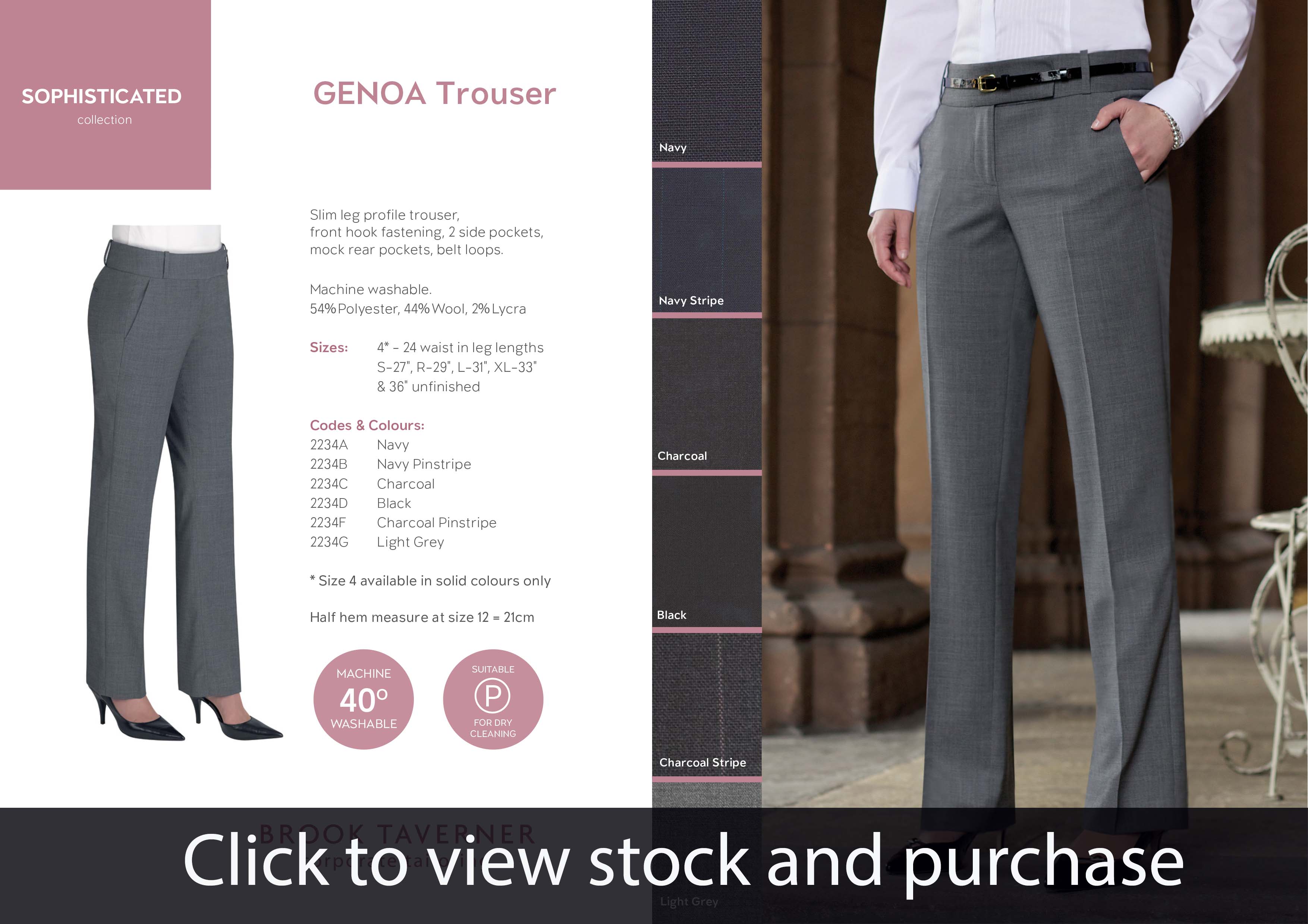 Brook Taverner Genoa Trousers