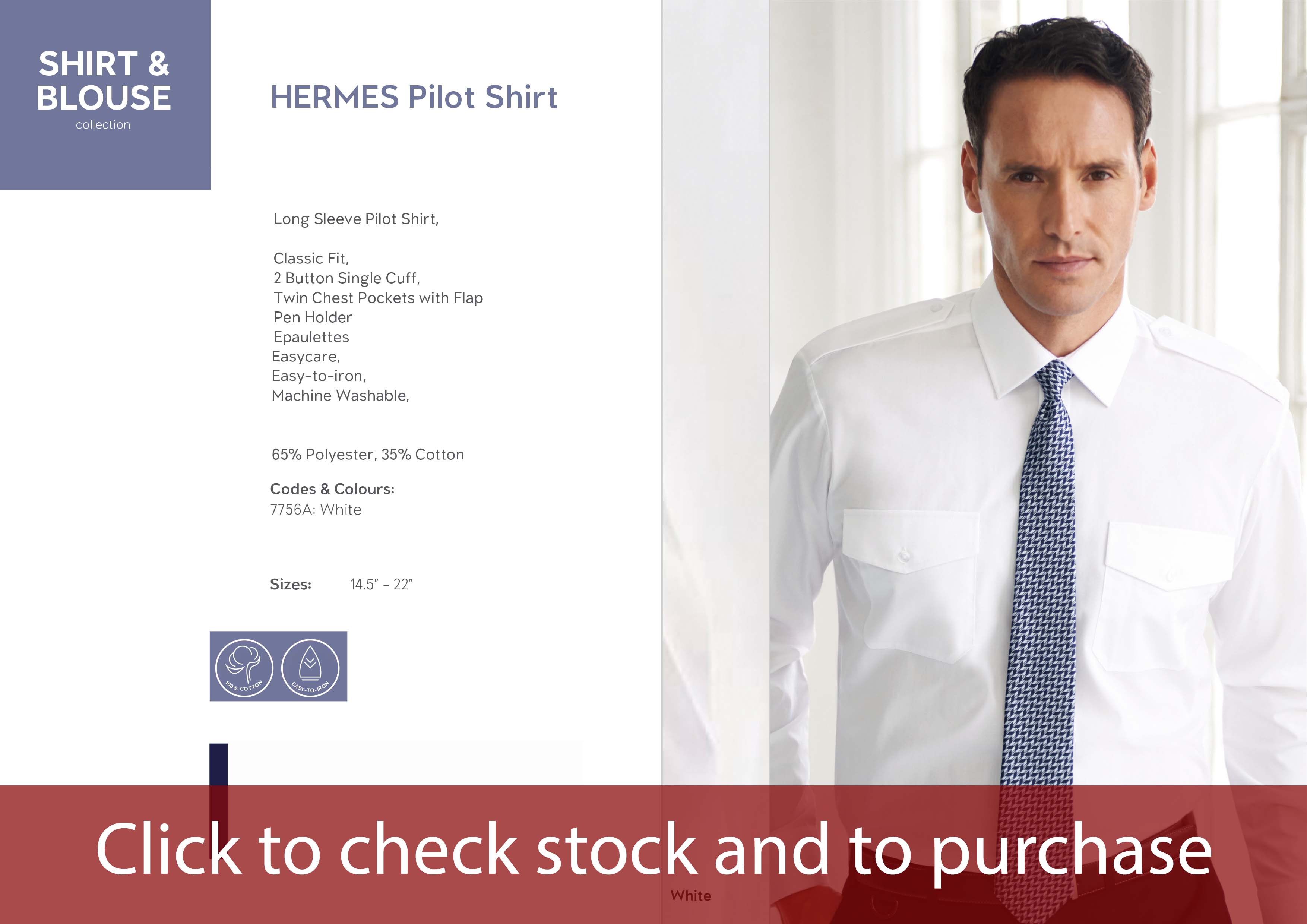 BROOK TAVERNER HERMES PILOT SHIRT 7745