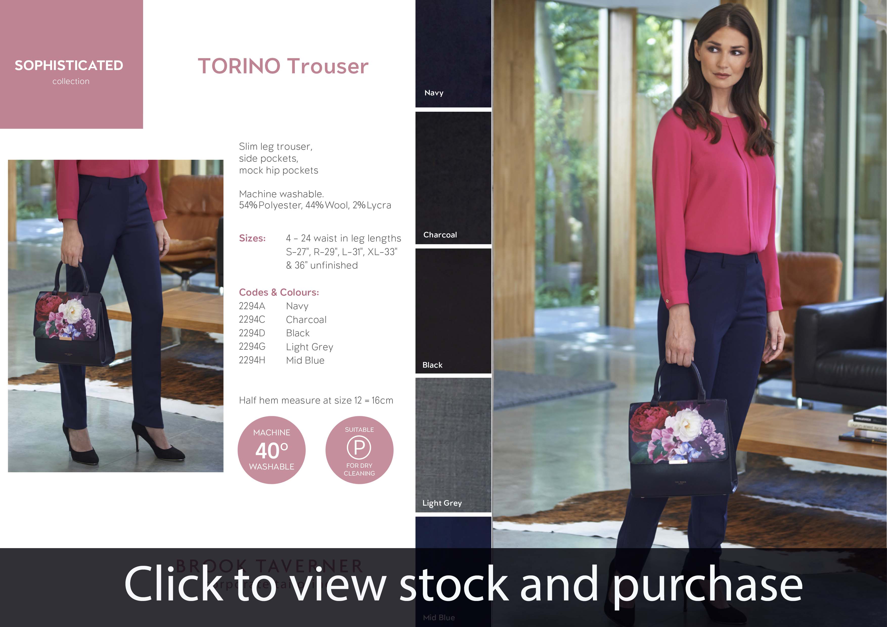 Brook Taverner Morino Trousers