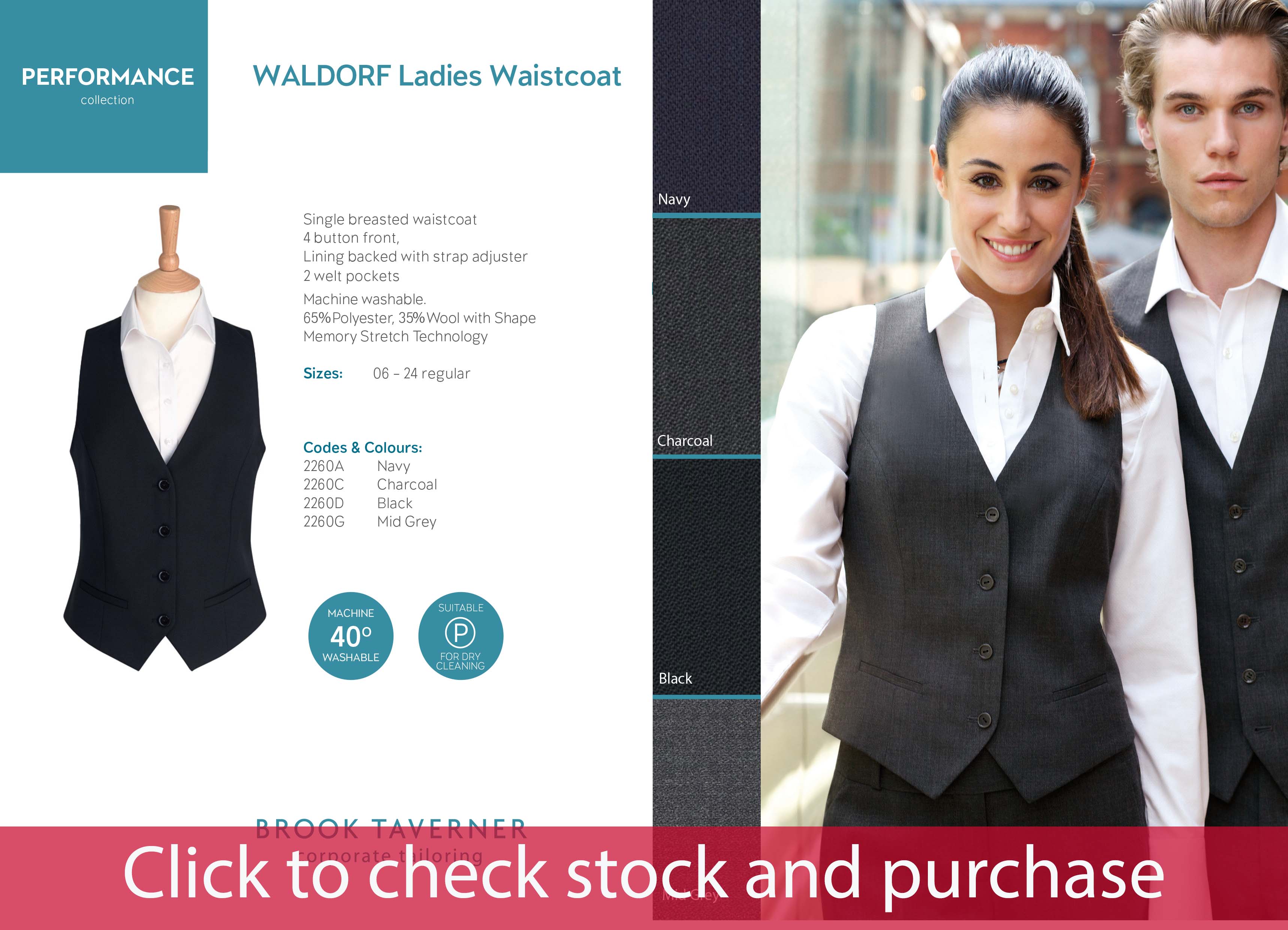 2260 WALDORF WAISTCOAT